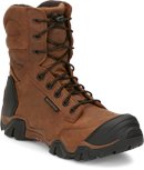 Chippewa Boots 8 Cross Terrain W/P Brown Nano Comp Toe in Brown